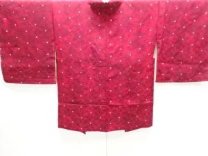 大正ロマン　絞り　麻の葉模様織り出し羽織